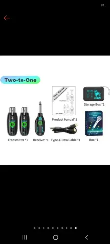 Kit para 2 microfone sem fio