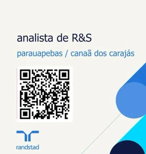 Analista de Recrutamento e Seleção - Parauapebas e Canaã dos Carajás/Pará. 