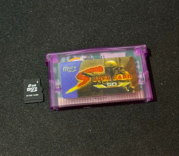 Flashcart SuperCard SD com SuperFW + SD 2 GB