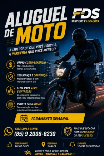 Moto para motoristas de aplicativo