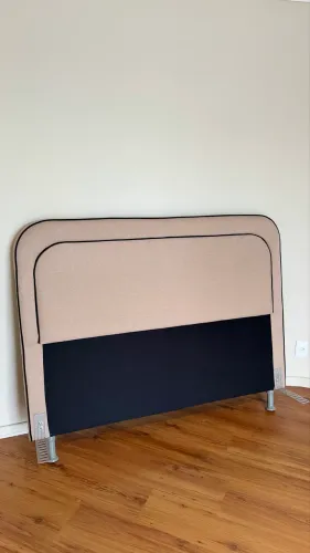 Cabeceira para Cama Box Queen em Linho