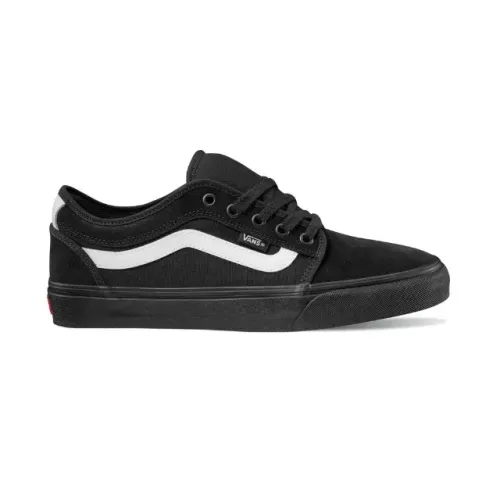 Tênis Vans Skate Chukka Low Sidestripe Black Black White.