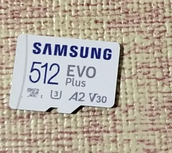 Cartão de memória Samsung evo plus 512gb