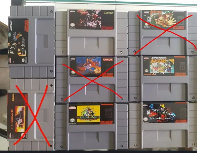 Jogos super Nintendo repro novos,60 reais cada