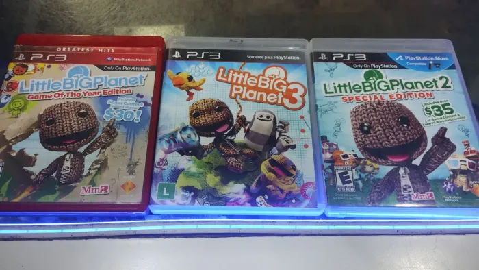 Little big planet 1 ,2 e 3 coleção ps3