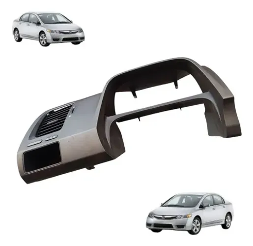 Moldura Painel Central New Civic 2007 A 2011