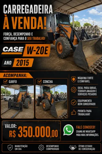 Carregadeira Case W20e
