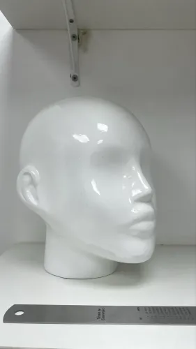 Cabeça de manequim feminina