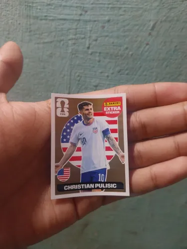 Figurinha Extra Sticker Legend Christian Pulisic - Bronze - Copa 2026