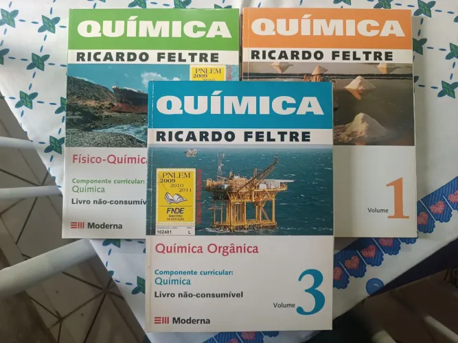 Livro de Química - Vol. 1, 2 e 3