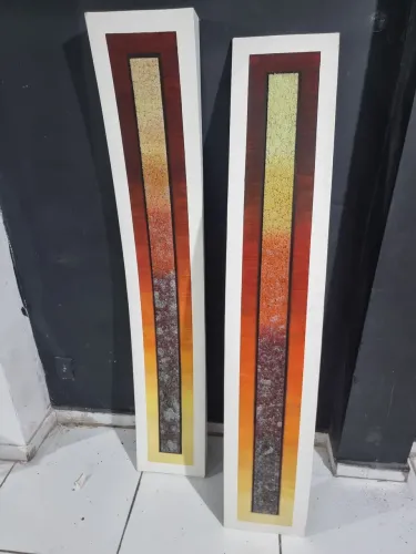 Quadros em 3d curvado 2 em 1