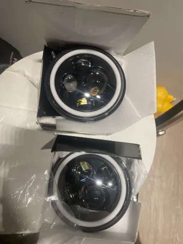 Farol angel eyes : para jeep , troller , rubicon