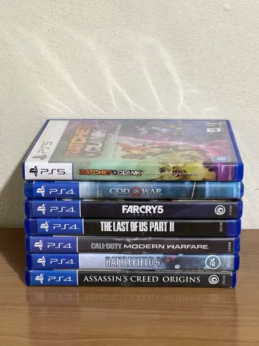Lote de jogos ps4 e ps5