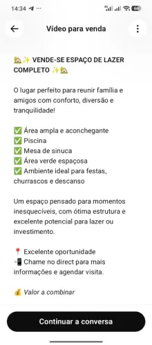 Venda uma areia de lazer.no panaquatira próximo a material de construção Frazão