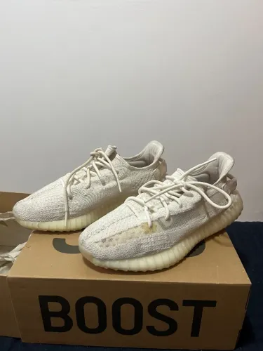 Tênis yeezy boost 350 White Bone- Original
