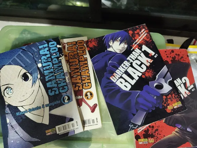 Samurai Champlo, Dark Than Black, Made in Heaven, Opus, vols 1 e 2, furo Furo vol