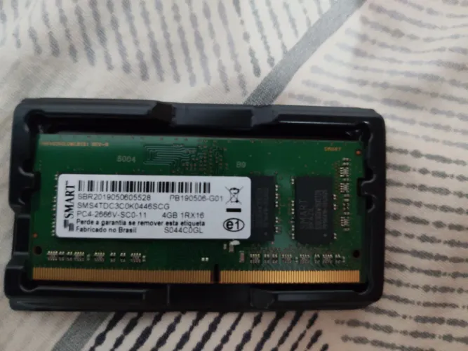 Memória RAM 4GB DDR4 2666MHz Notebook SMART SODIMM