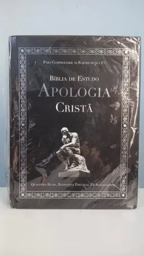 Bíblia de Estudo Apologia Cristã - Reedição da Bíblia "Em Defesa da Fé" Lacrada Raridade