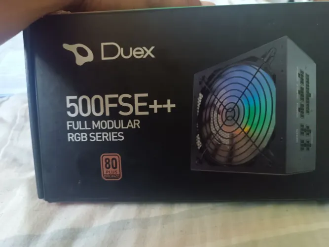 Fonte 500 80 plus + SSD 256 novo