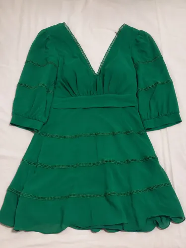 Vestido K33P Verde Bandeira