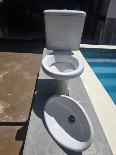 Vaso Sanitario e Cuba Oval de sobrepor