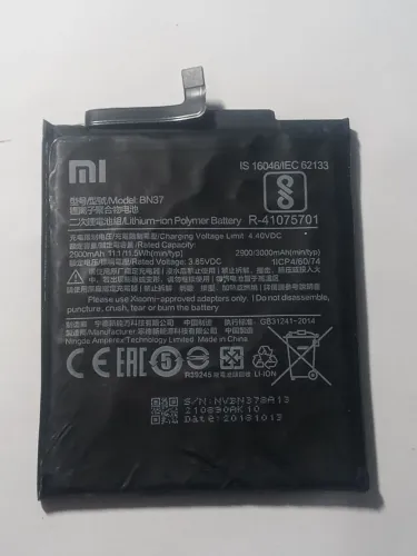 Bateria celular xiaomi ( BN37 ) redmi 6 / 6A 2900mah original 