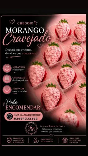 Morango cravejado