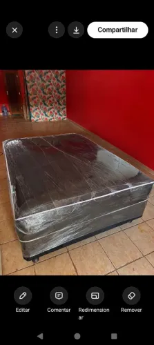 Cama box casal nova bem macia