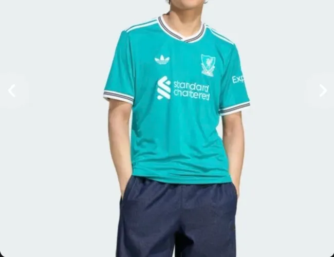 Camisa Liverpool 25/26 verde água 2XL