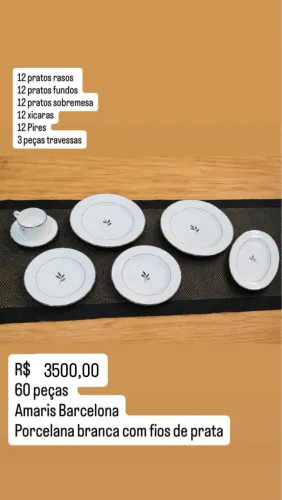 Louça de cerâmica importada
