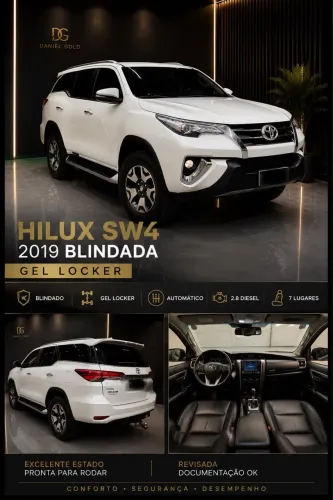 Toyota Hilux SW4 SRX 4X4 2.8 TDI 16V Dies. Aut. 2019