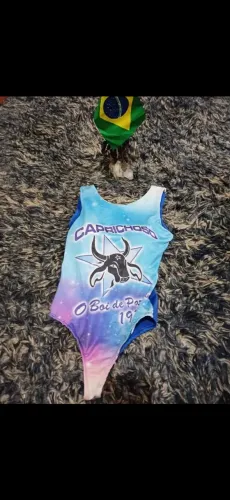 Body maiô lycra cultura popular amazônica tamanho m  oferta 