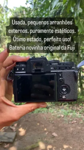 Câmera Digital Mirrorless Fujifilm X Series X-T3 - Preta e ? Lente Zoom Fujifilm Fujinon