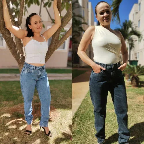 CALÇA MOM FEMININA CINTURA ALTA TECIDO 100%ALGODÃO 