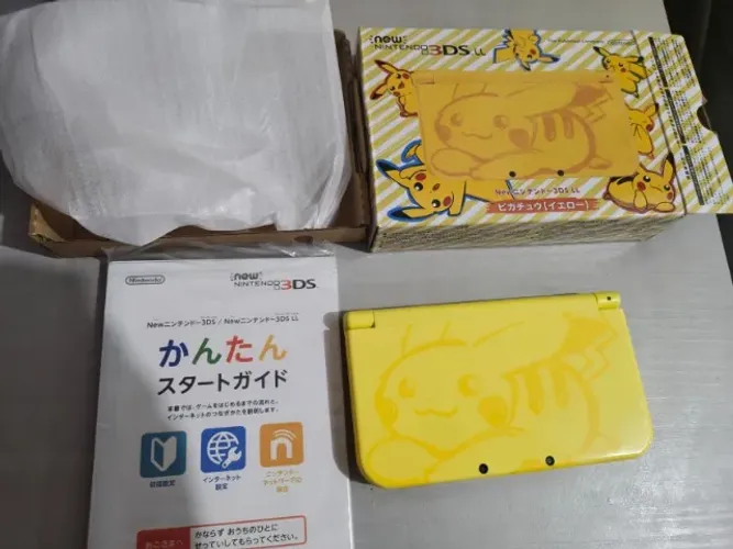 NEW 3DS XL - EDIÇÃO PIKACHU