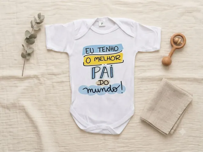 Body frase: Eu tenho o melhor pai do mundo