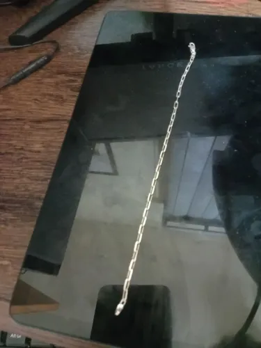 Pulseira Unissex Prata 925 Legítima 20cm (Elos Cartier) + Caixinha