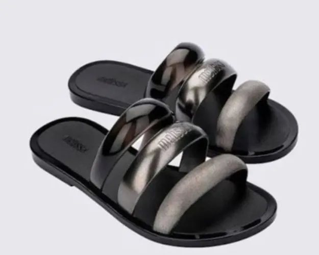 Sandália Rasteira Melissa  Eclipse Slide Nova 