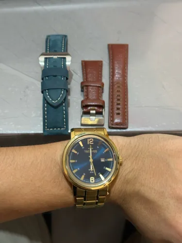 Relógio Technos Quartz Golf Dourado