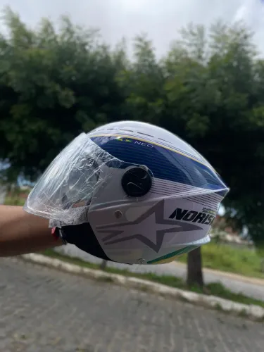 CAPACETE NEW LIBERTY 3 60 (MODELO NORISK BRASIL)