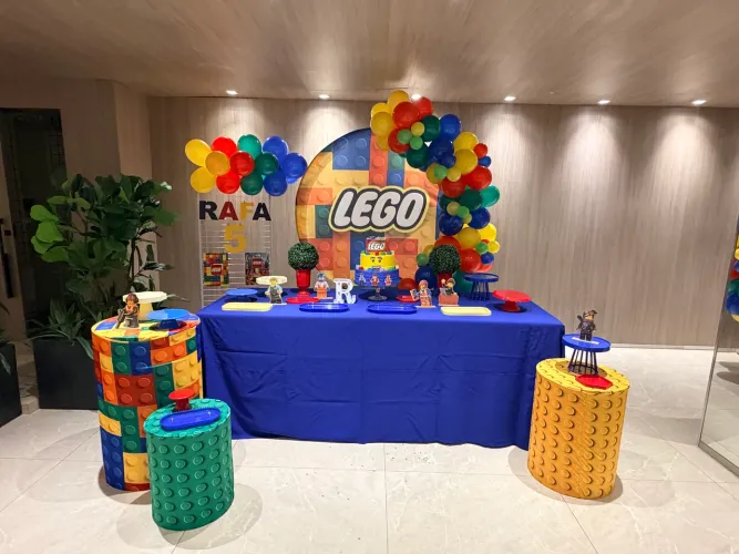Decoração tema lego