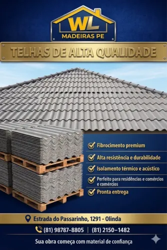 PROMOÇÃO DE TELHAS 