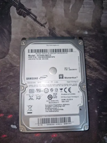 HD 500gb 78%