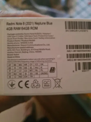 Celular Redmi xiaomi note 8