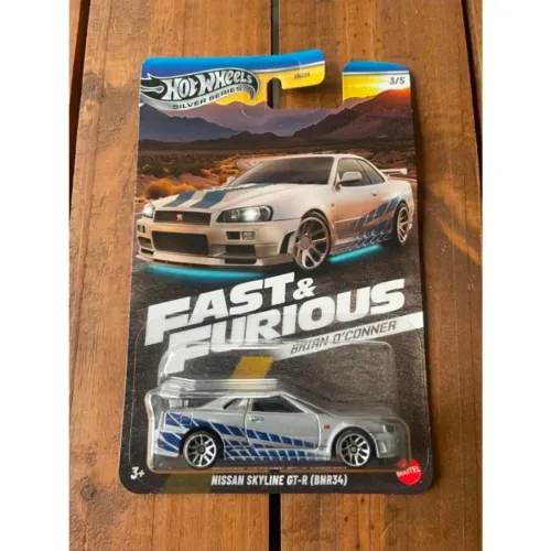 Hot Wheels - Nissan Skyline GT-R R34- Velozes e Furiosos - Brian O'Conner