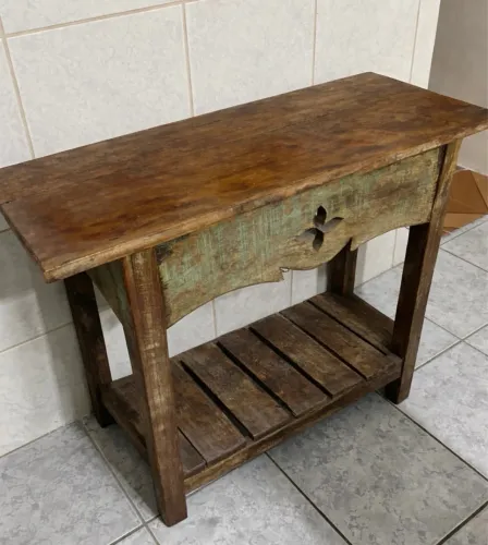 Aparador de demolição rack peroba rosa