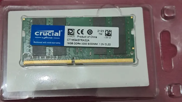 Memoria ram notebook 16gb