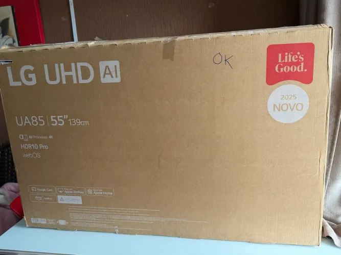 Tv smart nova na caixa LG 55 polegadas ultra 4k modelo novo 