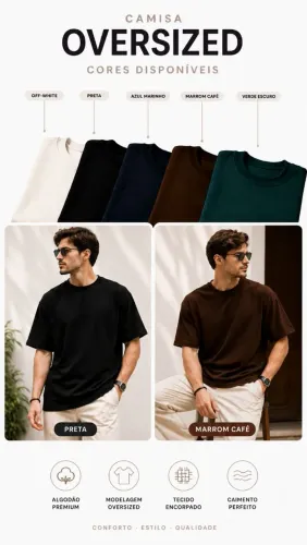Camisa Oversized Masculina