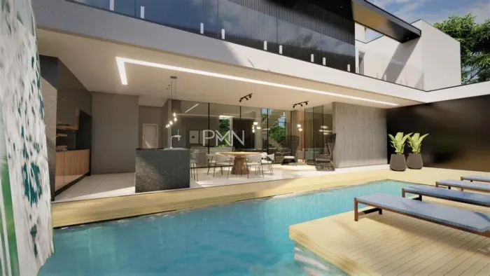 Sobrado à venda em Campinas, Loteamento Residencial Arborais, com 5 suítes, com 412 m²